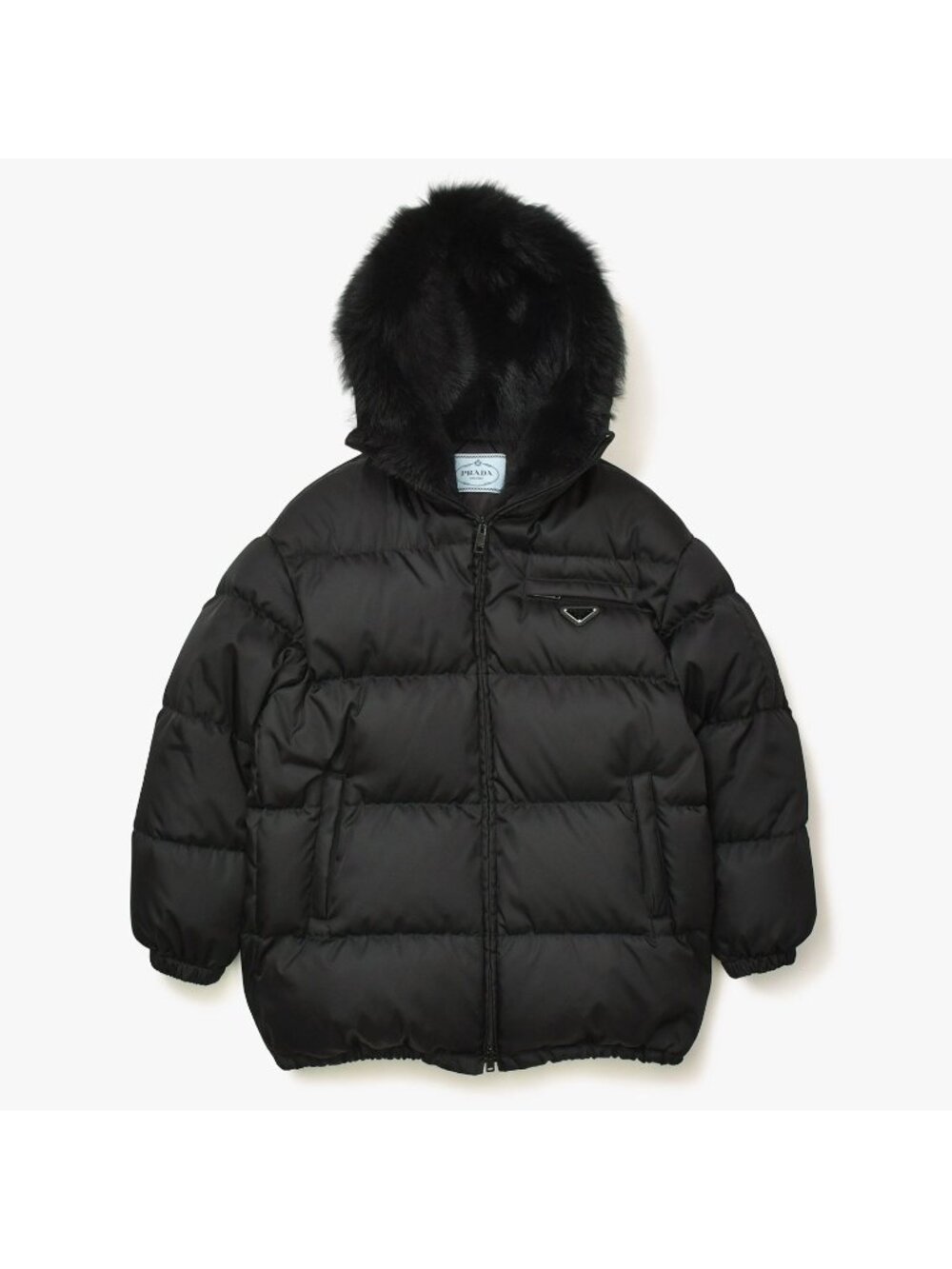 Prada Re-Nylon Gabardine Puffer Black